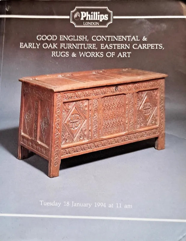 Phillips ~ Furniture, Rugs & Works of Art ~ London ~ 18. 01. 1994