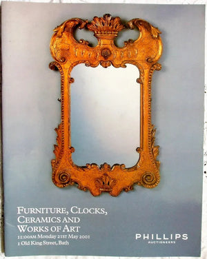 Phillips ~ Furniture,Clocks,Ceramics,W.O.A. ~ Bath ~ 21. 05. 2001