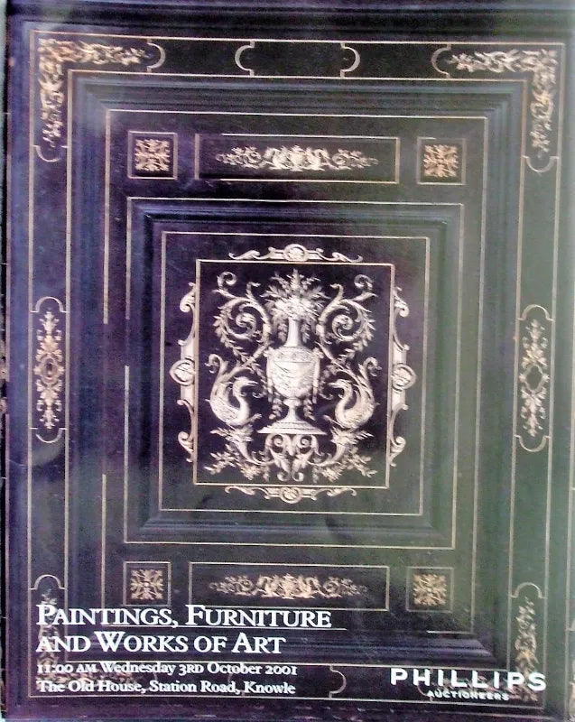 Phillips ~ Paintings, Furniture & W.O.A. ~ Knowle ~ 03. 10. 2001