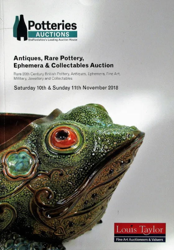 Potteries Auctions ~ Antiques & Collectables ~ 10. - 11. 11. 2018