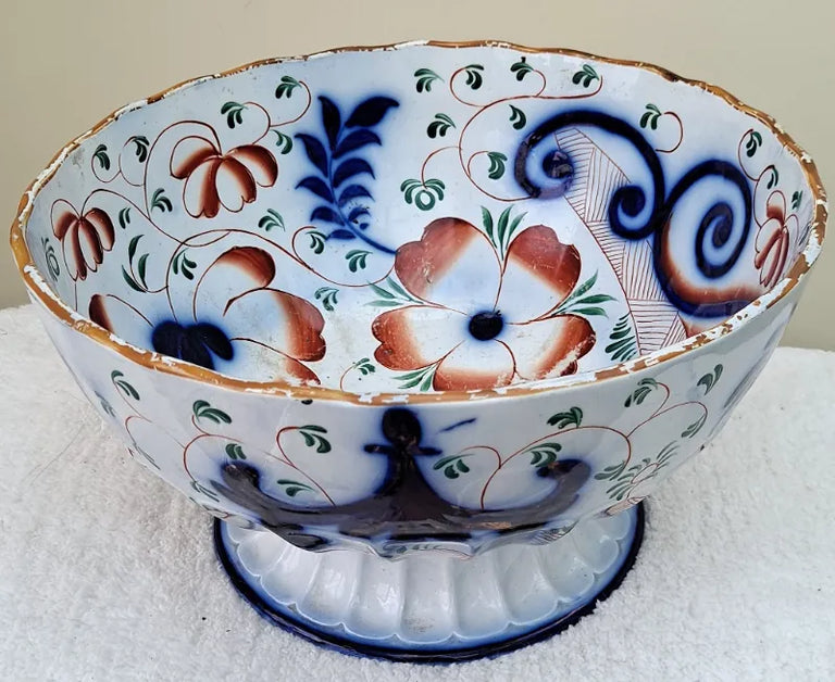 Antique Victorian Gaudy Welsh 