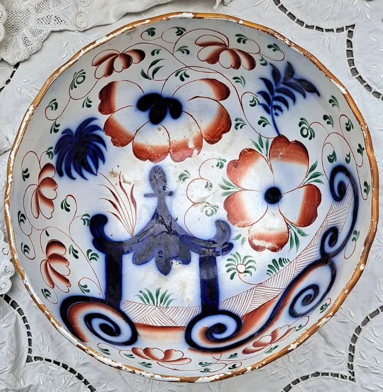 Antique Victorian Gaudy Welsh 