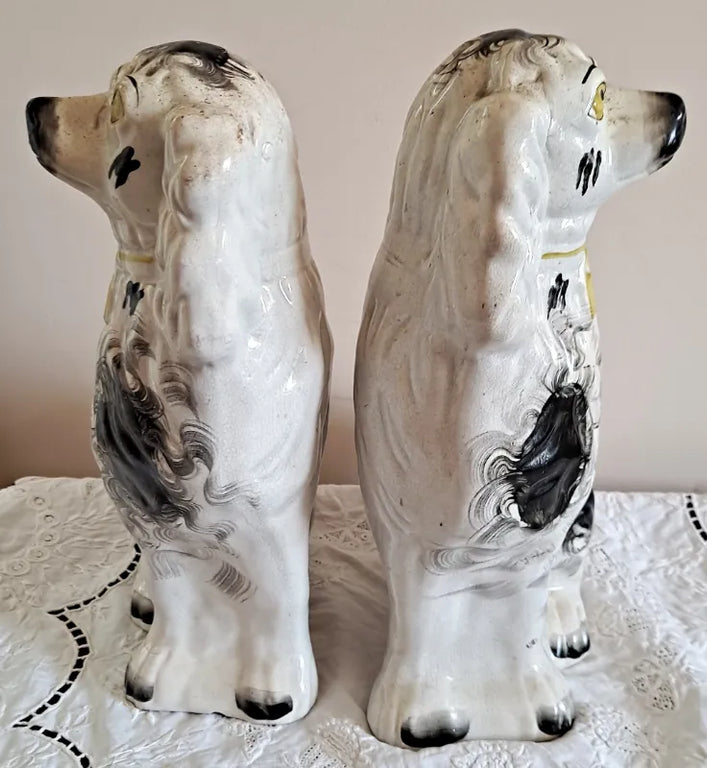 Pair of Antique Victorian Staffordshire 