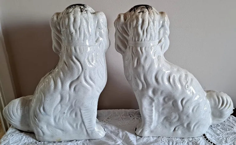 Pair of Antique Victorian Staffordshire 