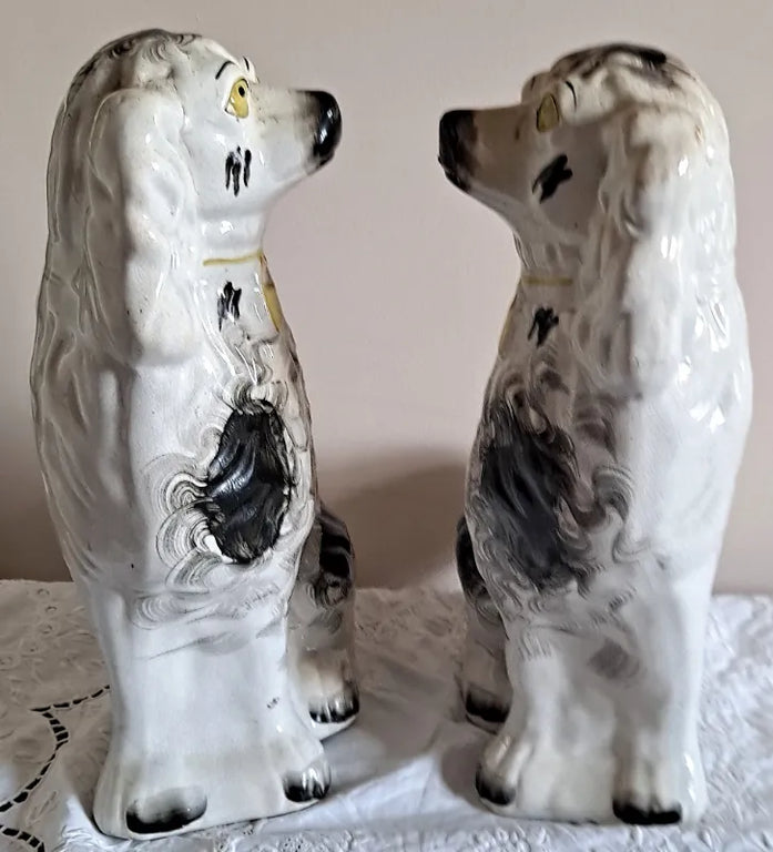 Pair of Antique Victorian Staffordshire 