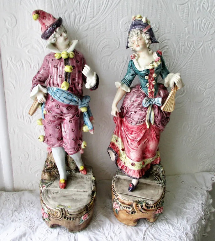 Pair of Vintage French Earthenware 
