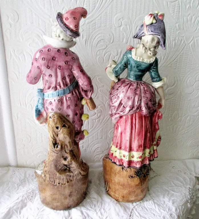 Pair of Vintage French Earthenware 