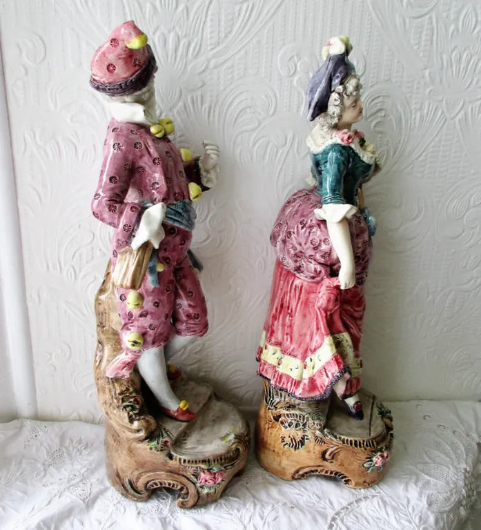 Pair of Vintage French Earthenware 