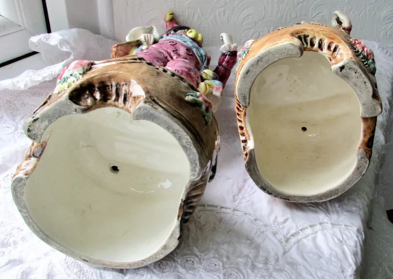 Pair of Vintage French Earthenware 