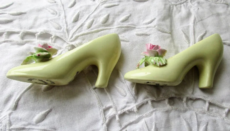 Pair of Vintage Miniature Ladies Shoes