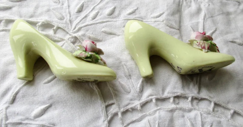 Pair of Vintage Miniature Ladies Shoes