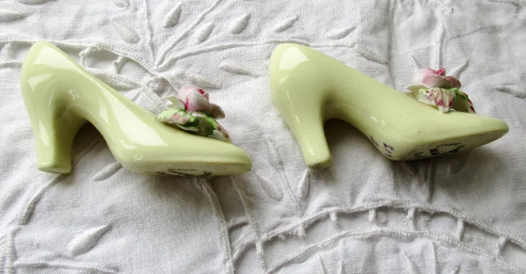 Pair of Vintage Miniature Ladies Shoes