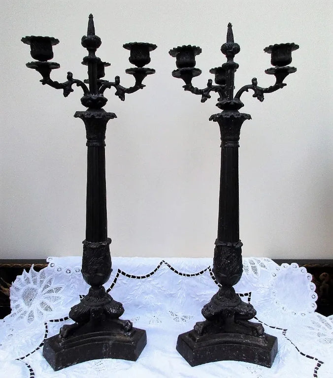 Pair of Antique French Second Empire 