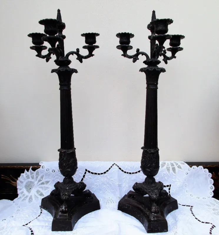 Pair of Antique French Second Empire 