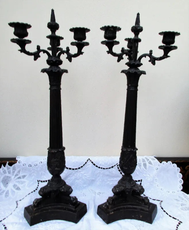 Pair of Antique French Second Empire 