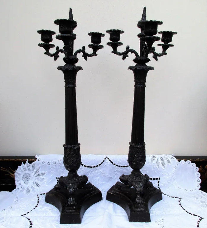 Pair of Antique French Second Empire 