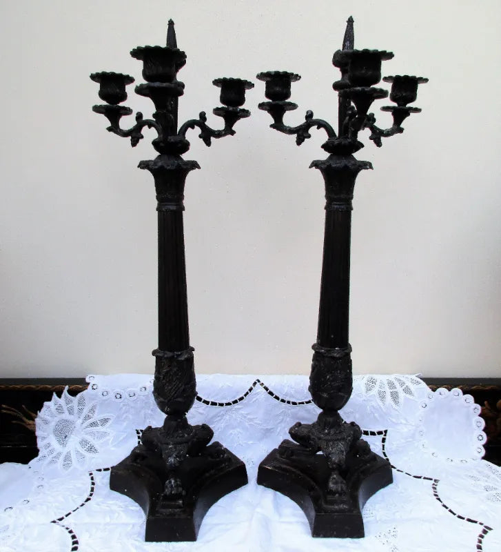 Pair of Antique French Second Empire 