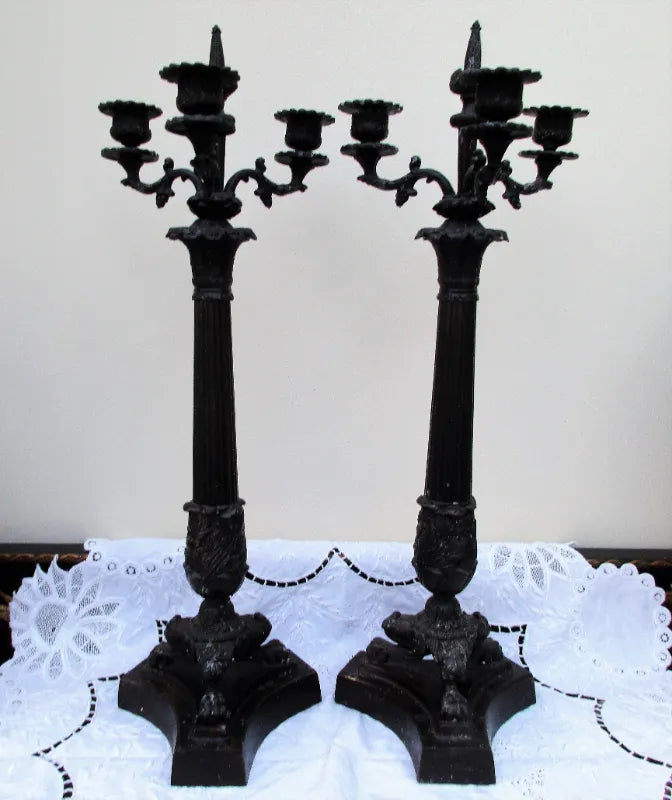 Pair of Antique French Second Empire 