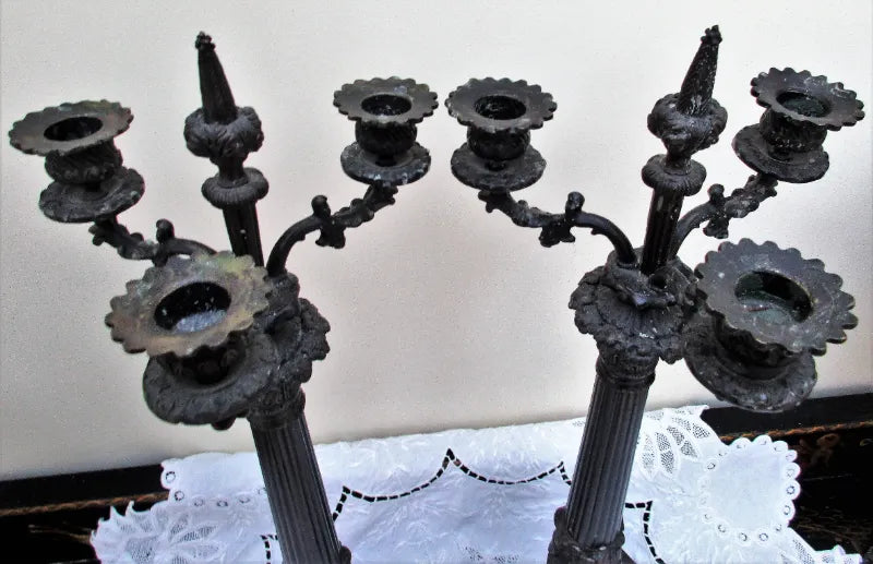 Pair of Antique French Second Empire 