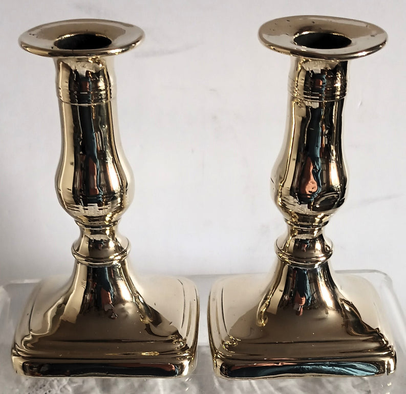 Pair Georgian Desk Candlesticks 2d
