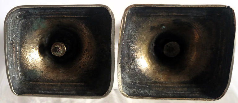 Pair Georgian Desk Candlesticks 2f