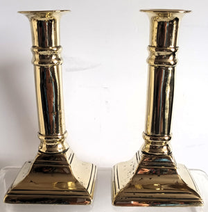 Pair Georgian Desk Candlesticks 3a
