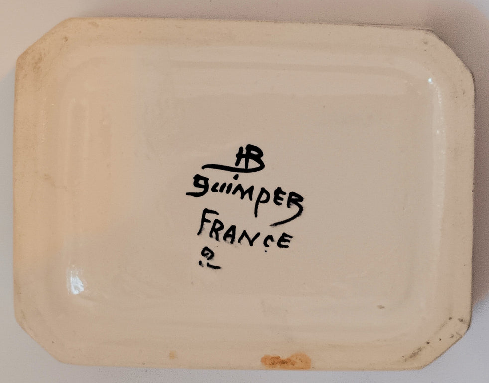 Pair HB Quimper Dishes 1f