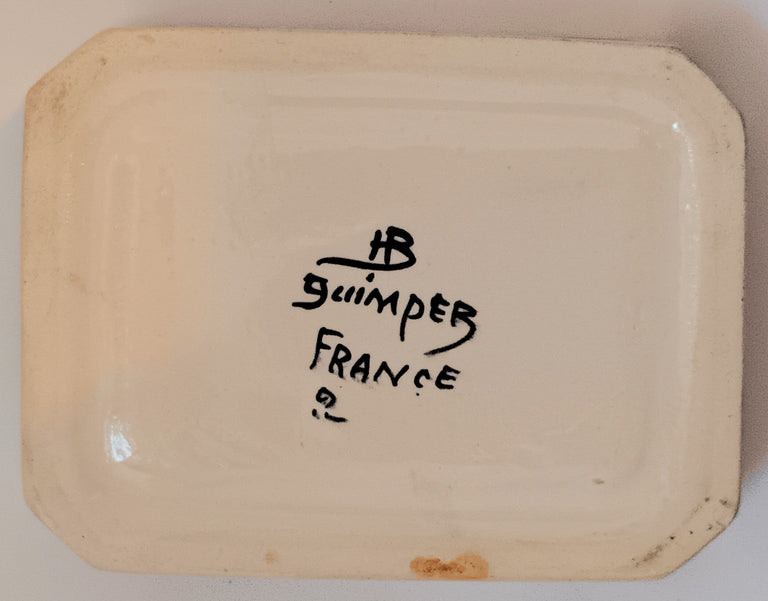 Pair HB Quimper Dishes 1f