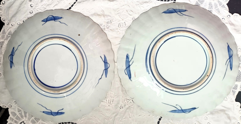 Pair Imari Dishes 2b