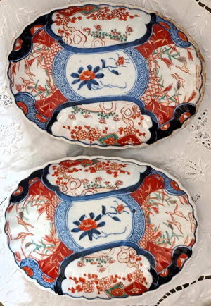 Pair Imari Dishes 3a
