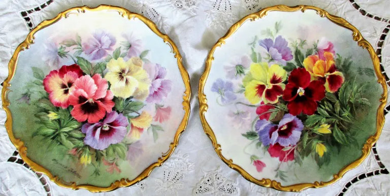 Pair of Royal Doulton Porcelain Cabinet Plates ~ 