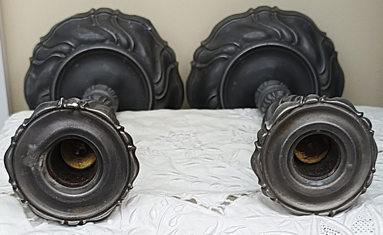 Pair Rococo Candlesticks 1e