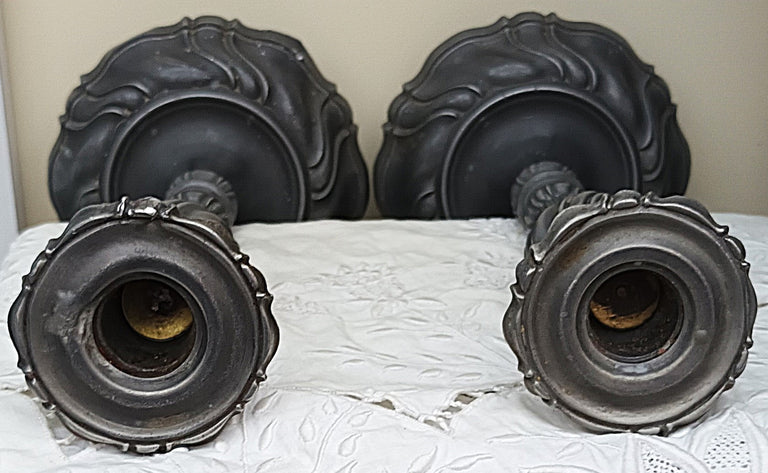 Pair Rococo Candlesticks 1e