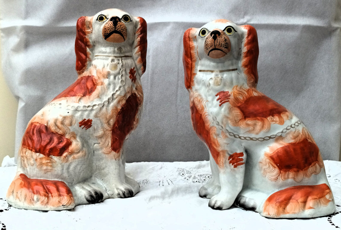 Pair Spaniels H2418 and H2477 1a