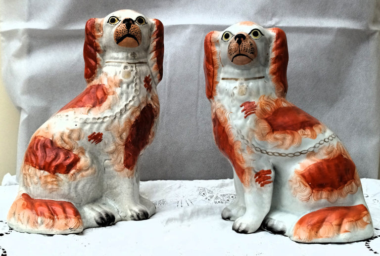 Pair Spaniels H2418 and H2477 1a