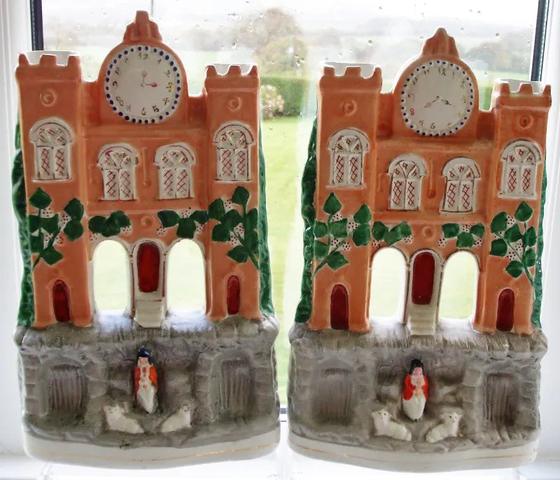 Antique Victorian Staffordshire Castle ~ Ha3202A