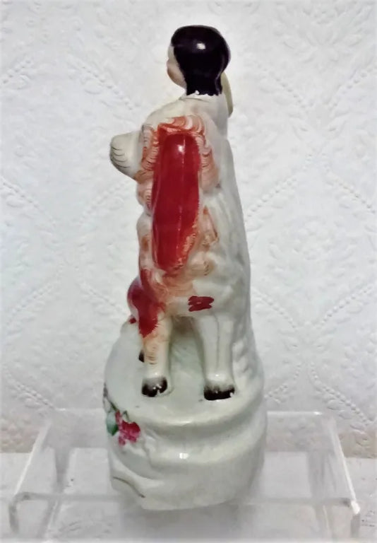 Pair of Antique Victorian Staffordshire Figures 