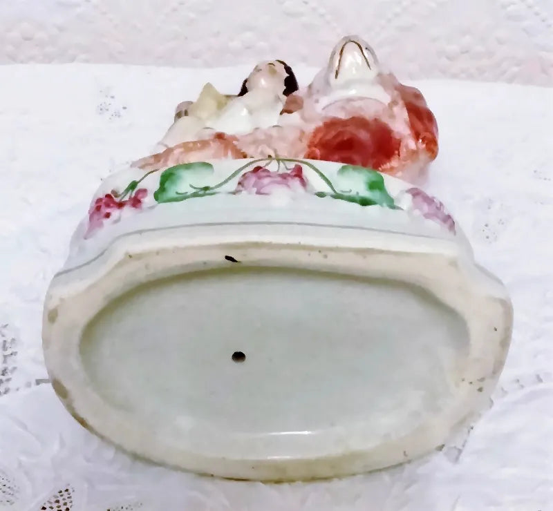 Pair of Antique Victorian Staffordshire Figures 
