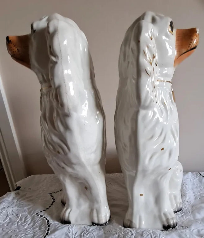 Pair of Antique Victorian Staffordshire 