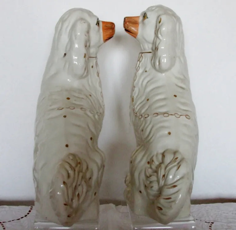 Pair of Antique Victorian Staffordshire 