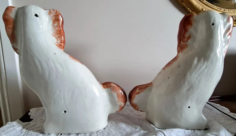 Pair of Antique Victorian Staffordshire 