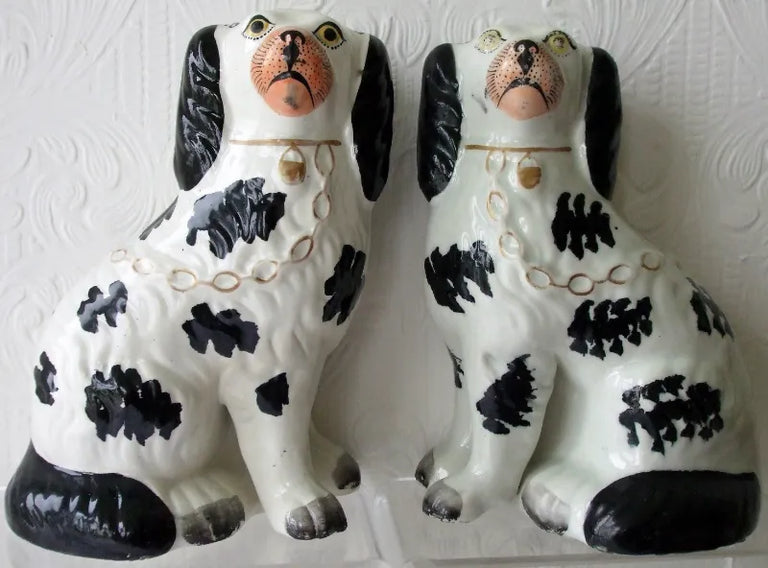 Pair Staffordshire Spaniels H 2490