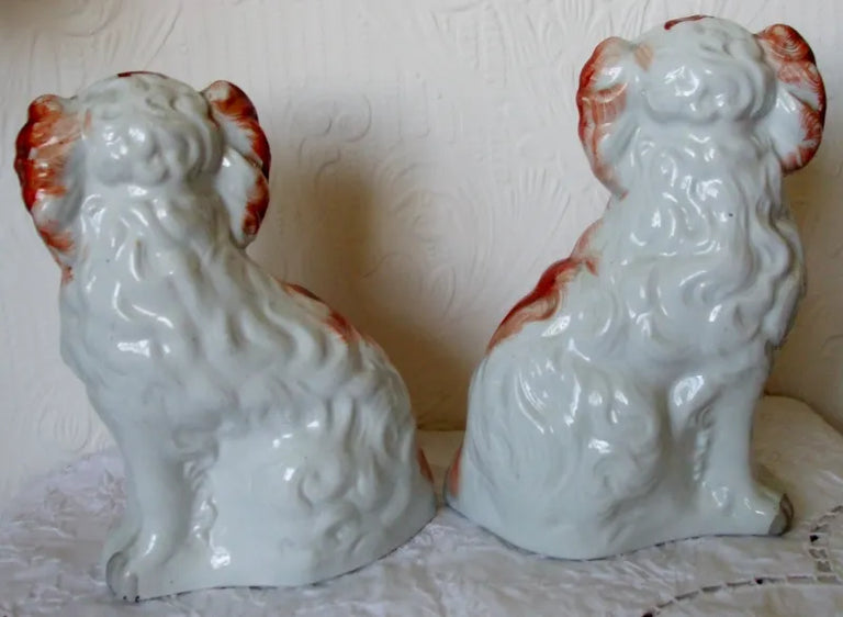 Pair of Antique Victorian Staffordshire 