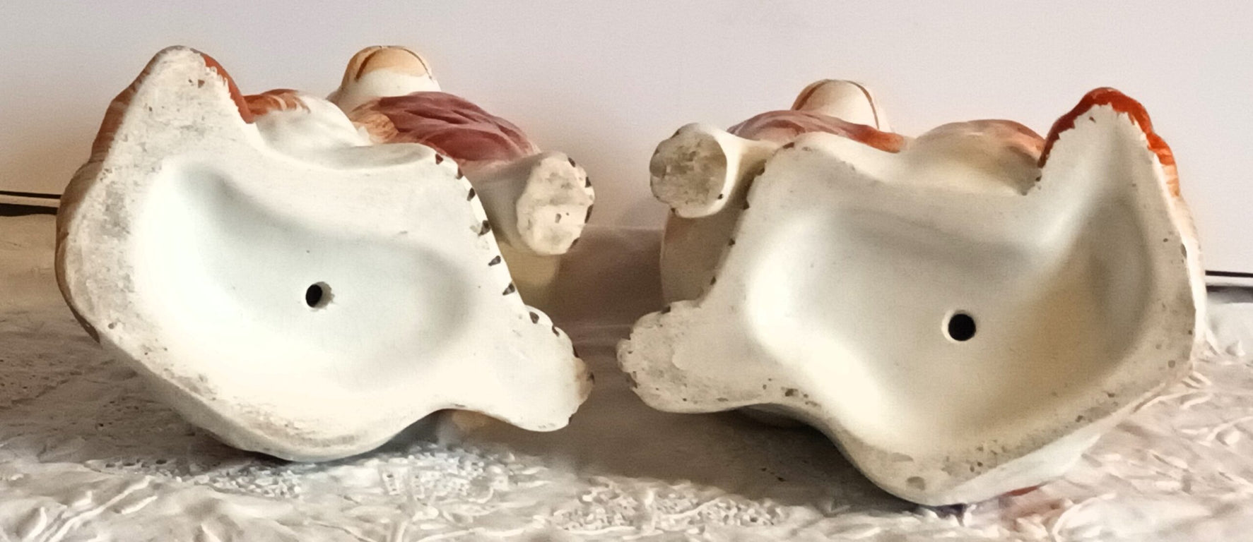 Pair of Antique Victorian Staffordshire Spaniels