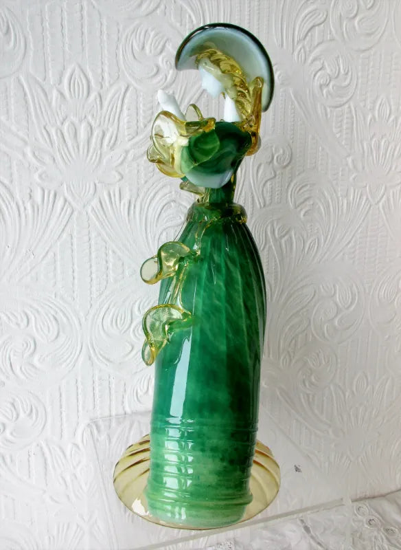 Pair of Vintage Italian Venetian Glass Figurines