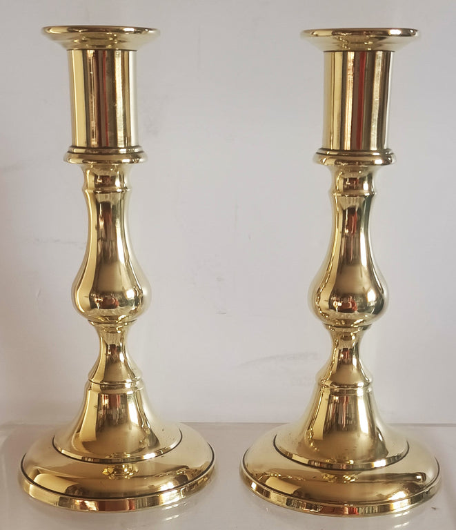 Pair Victorian Desk Candlesticks 1a