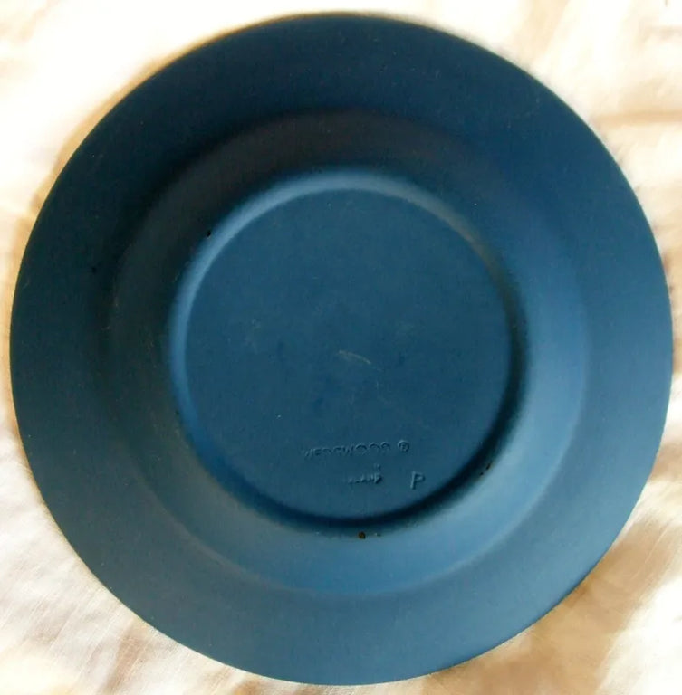 Pair of Wedgwood Jasper Ware Commemorative Dishes