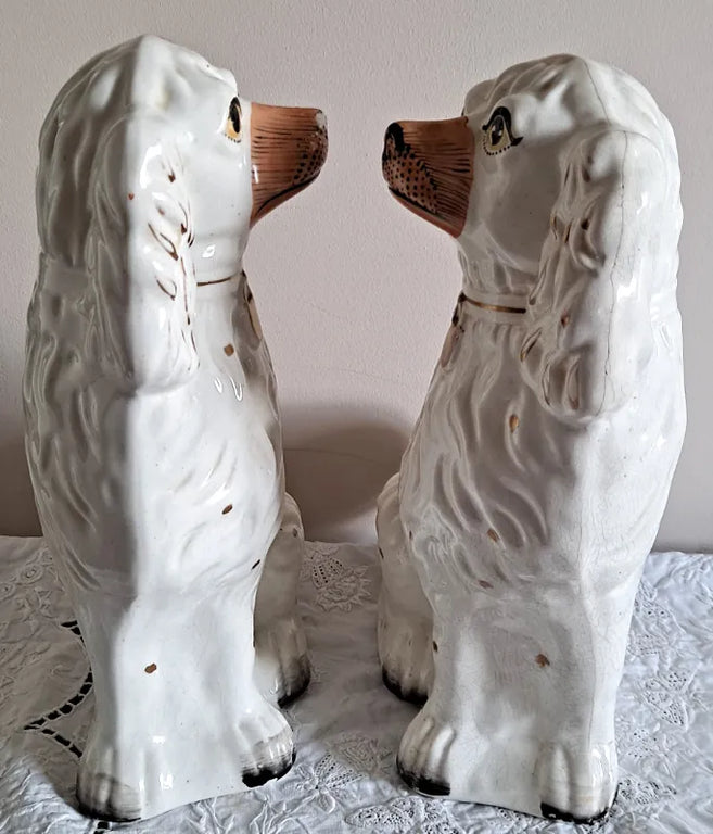 Pair of Antique Victorian Staffordshire 