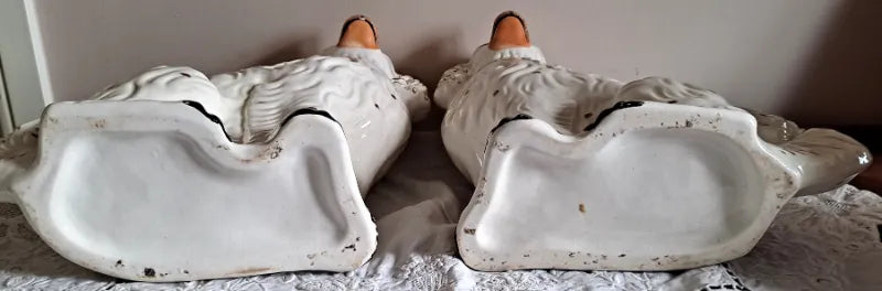Pair of Antique Victorian Staffordshire 
