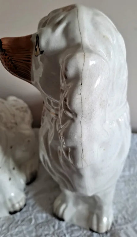 Pair of Antique Victorian Staffordshire 